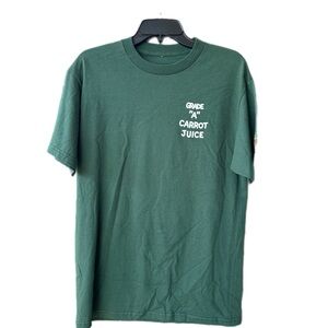 Carrot Juice Graphic Tee - Forest Green